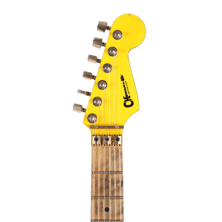 Charvel Custom Shop San Dimas Nitro Aged Graffiti Yellow 2025