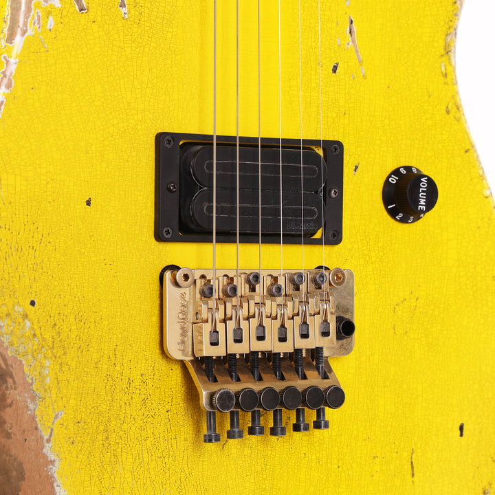 Charvel Custom Shop San Dimas Nitro Aged Graffiti Yellow 2025