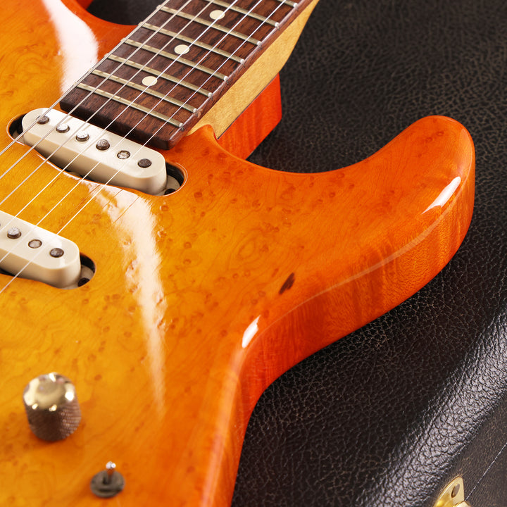 1983 Charvel San Dimas Birdseye Maple Body Sunburst