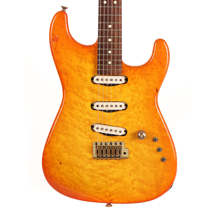 1983 Charvel San Dimas Birdseye Maple Body Sunburst | The Music Zoo