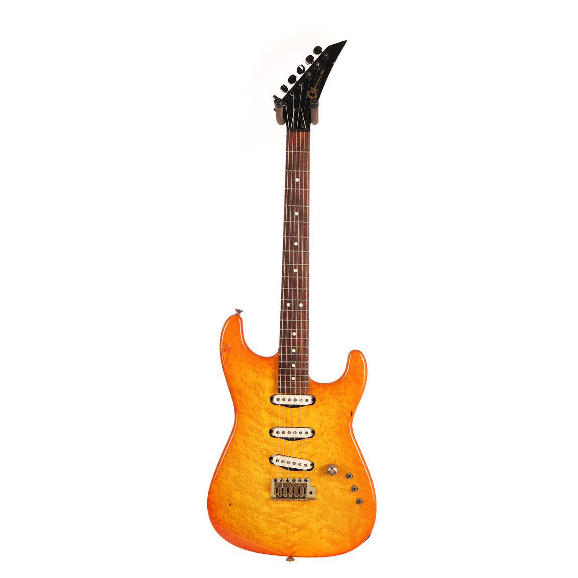 1983 Charvel San Dimas Birdseye Maple Body Sunburst | The Music Zoo