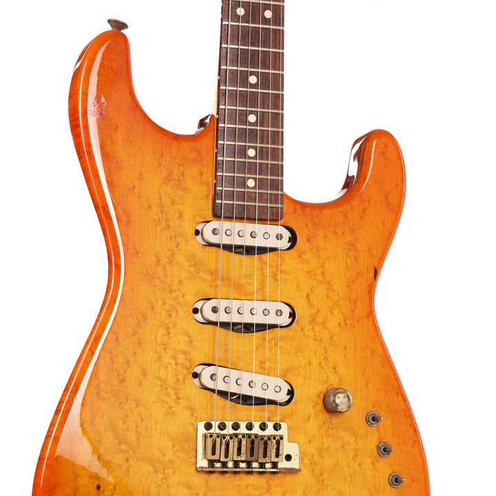 1983 Charvel San Dimas Birdseye Maple Body Sunburst