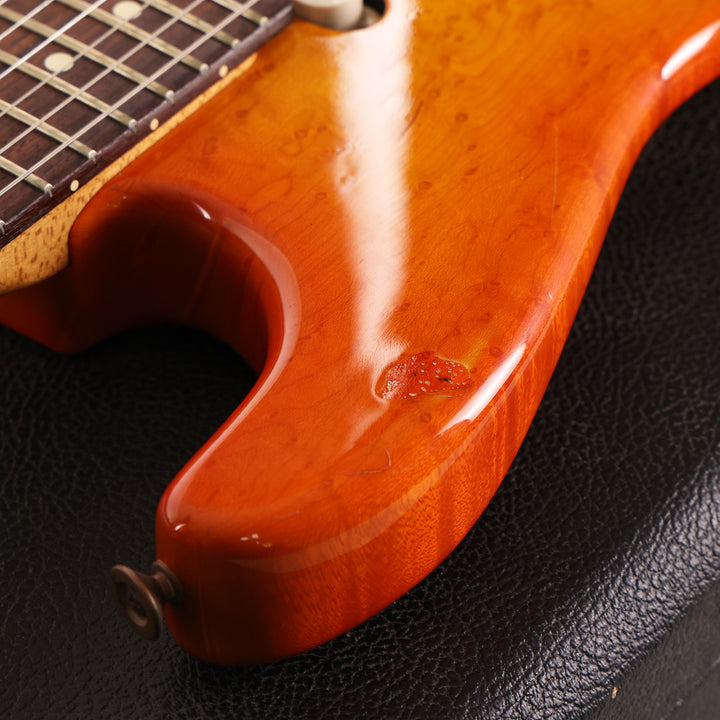 1983 Charvel San Dimas Birdseye Maple Body Sunburst