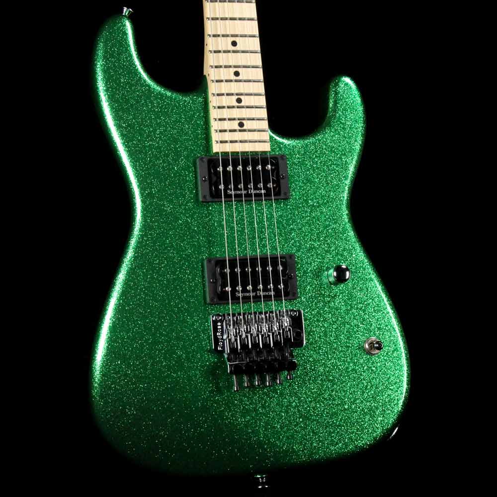 Charvel Custom Shop San Dimas 2H FR Green Sparkle 2017 — 1