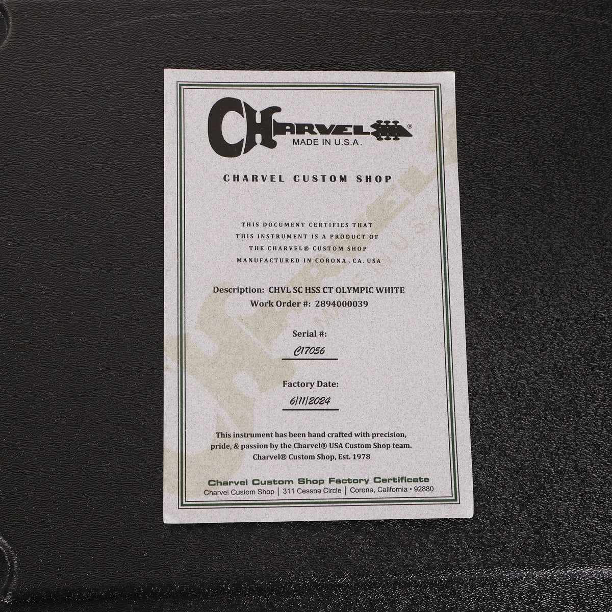 Charvel Custom Shop So-Cal HSS Olympic White 2024 — 14