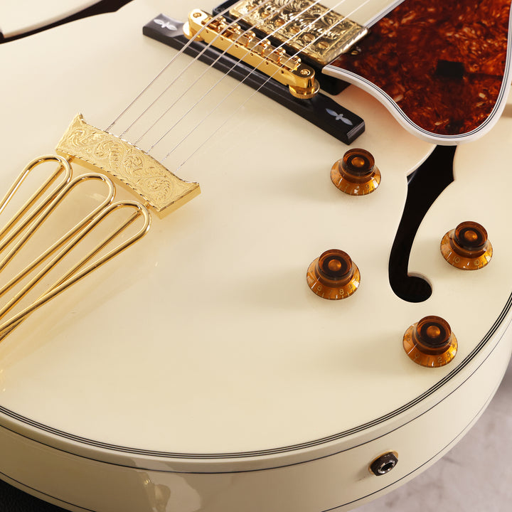 Gibson Custom Shop Diamond Series L-4 CES Diamond White Sparkle