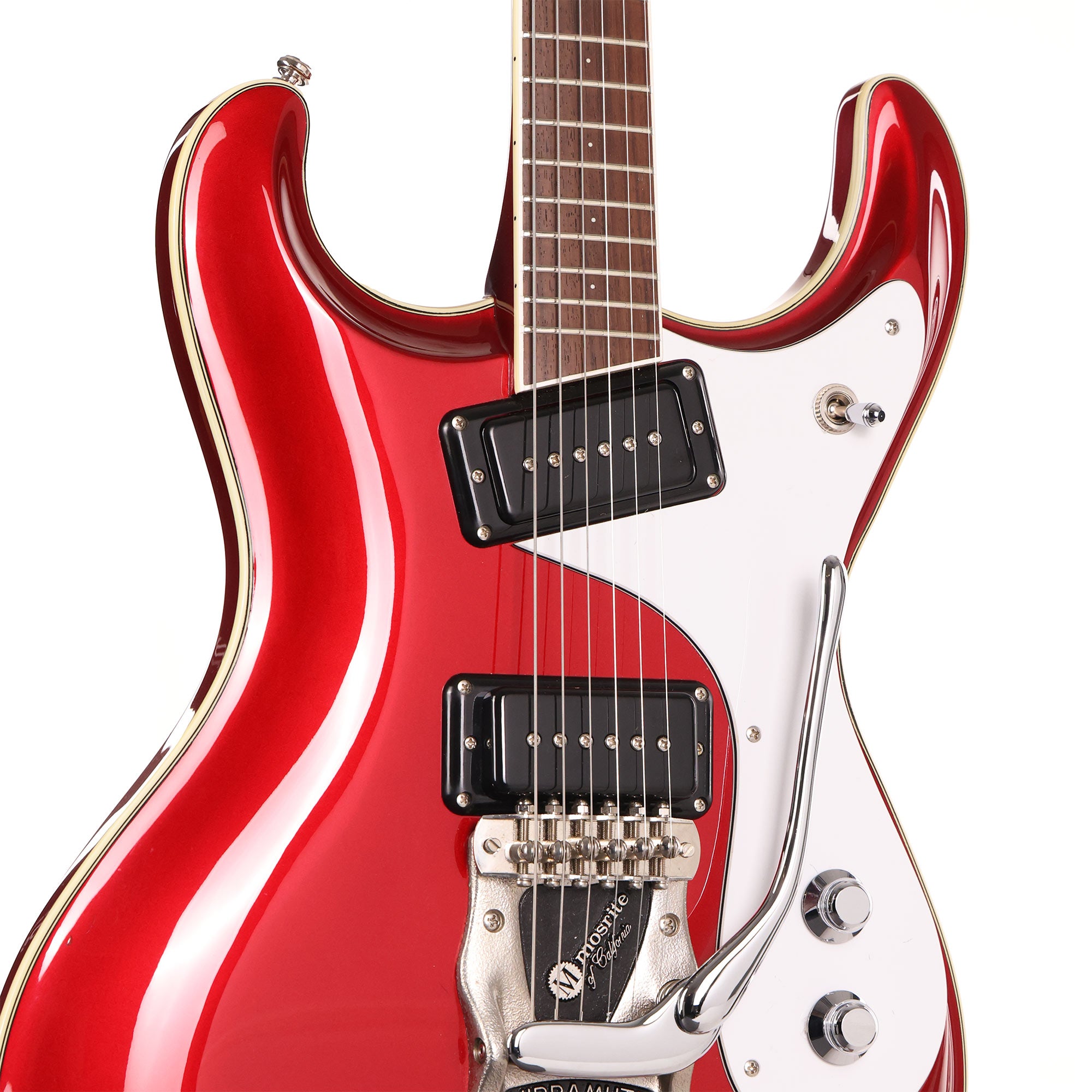 Mosrite Super Custom '63 Sidejack Candy Apple Red MIJ 2000s | The