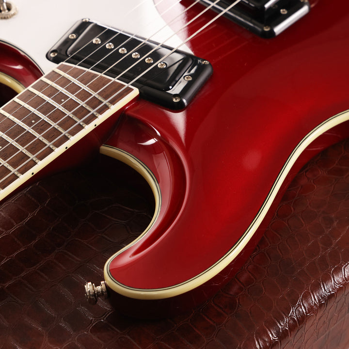 Mosrite Super Custom '63 Sidejack Candy Apple Red MIJ 2000s