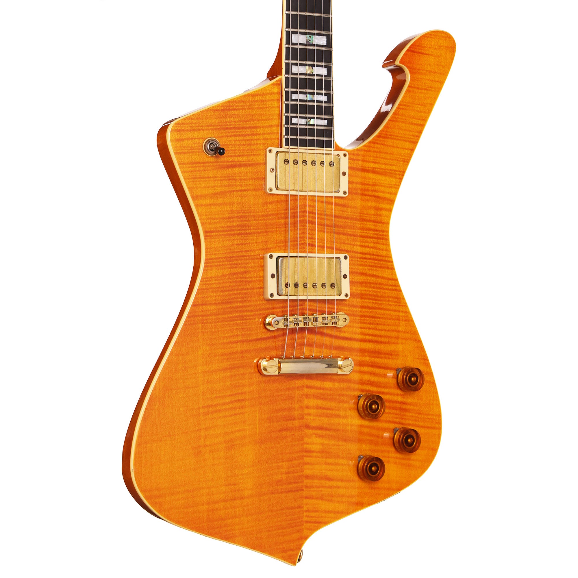 グラニック　「ミコノスハーパー／ギリシャ」 Greco GM Mirage Flametop Natural 2003 | The Music Zoo