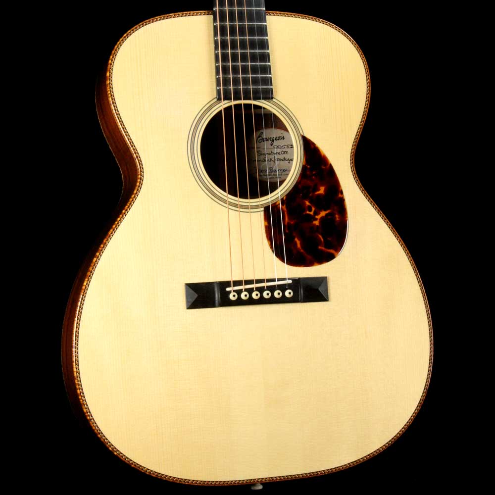 Bourgeois DB Signature OM Acoustic Adirondack Spruce and Madagascar Rosewood Natural — 1