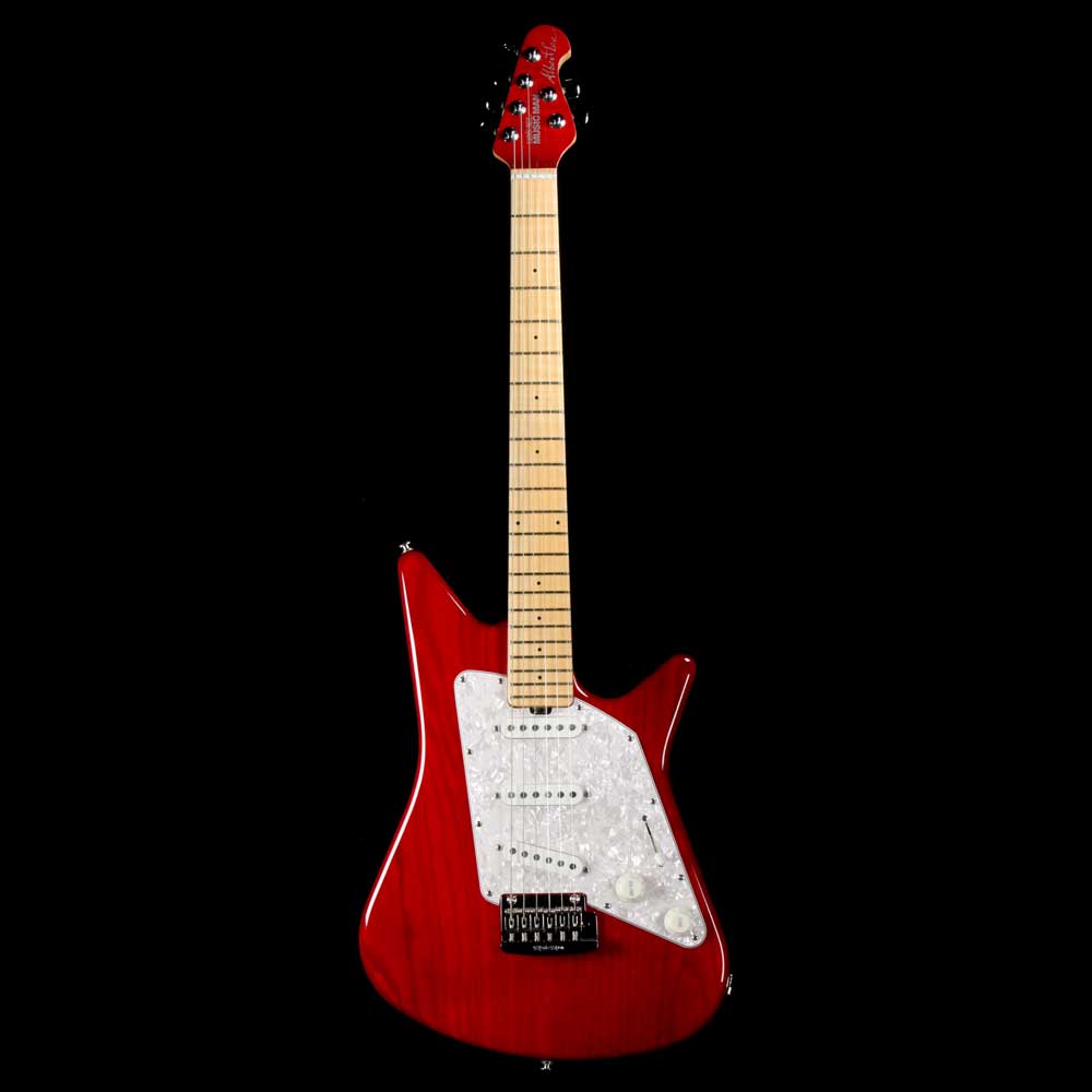 Ernie Ball Music Man Albert Lee Transparent Red — 2