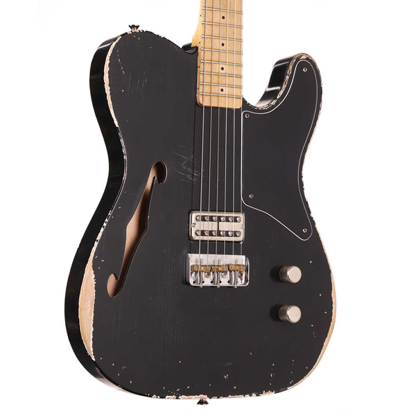 Berly Guitars Thinline T-Style Guitar Aged Black Used