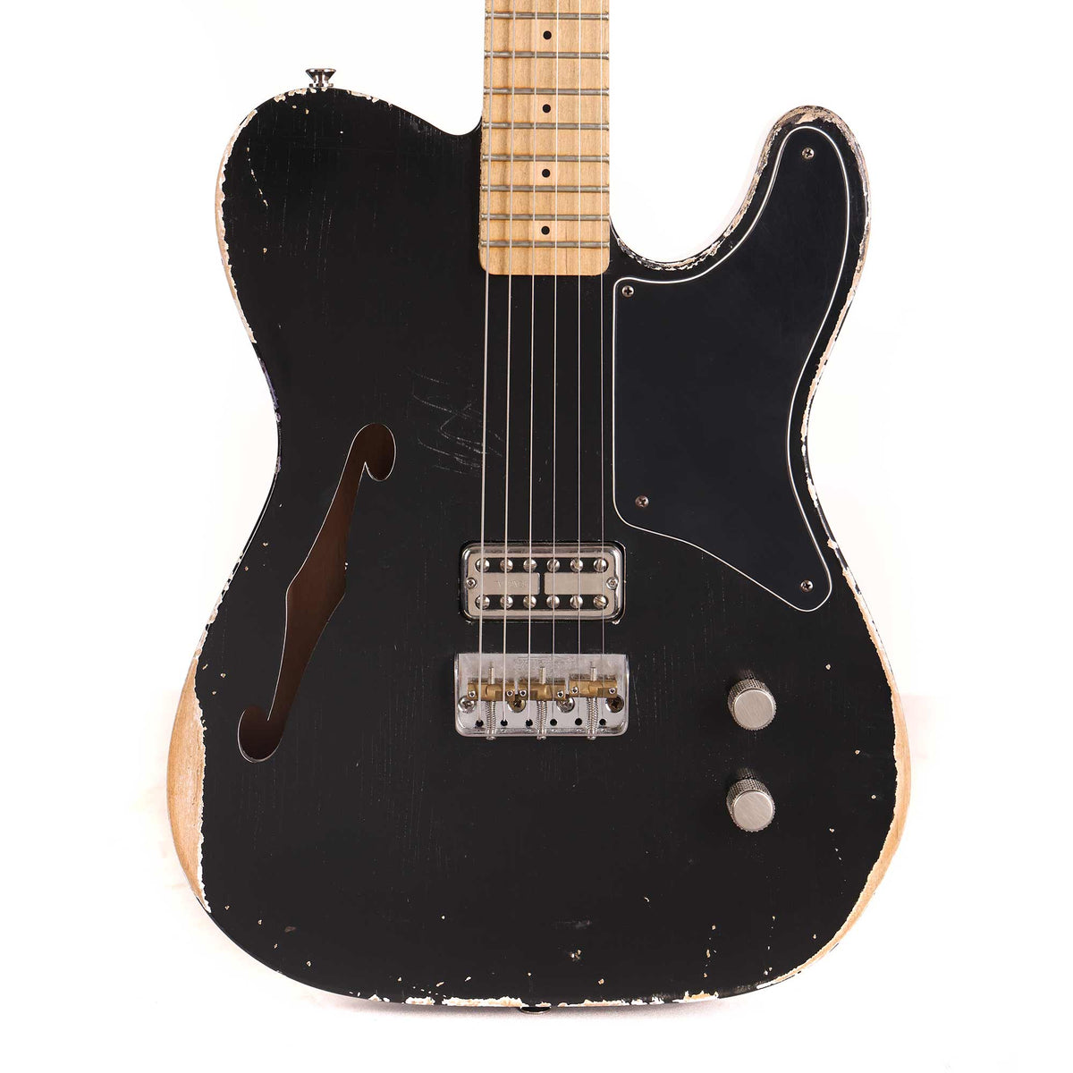 Berly Guitars Thinline T-Style Guitar Aged Black Used — 2