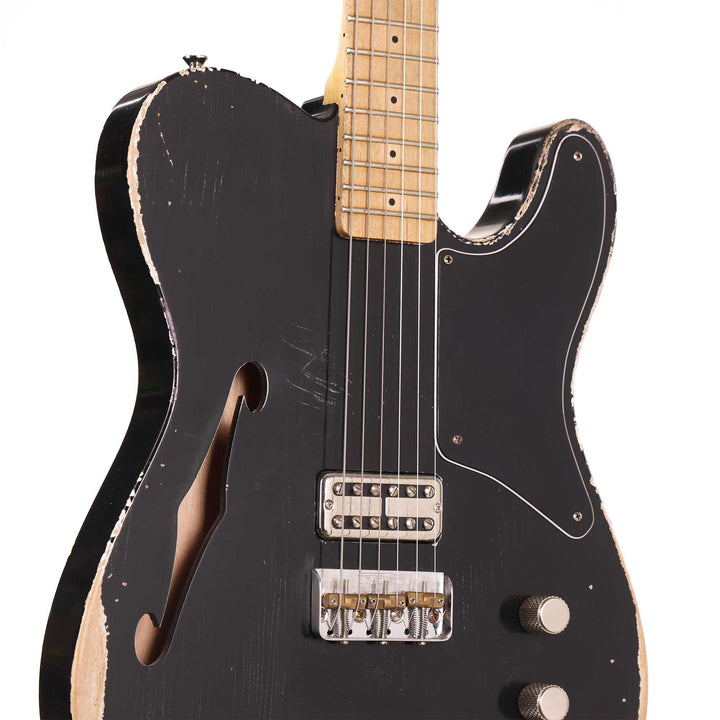 Berly Guitars Thinline T-Style Guitar Aged Black Used