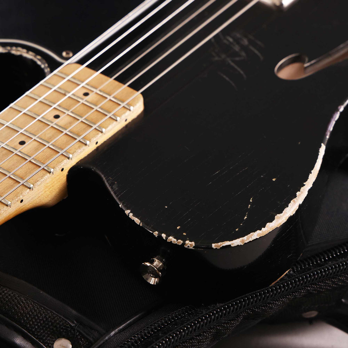 Berly Guitars Thinline T-Style Guitar Aged Black Used — 8
