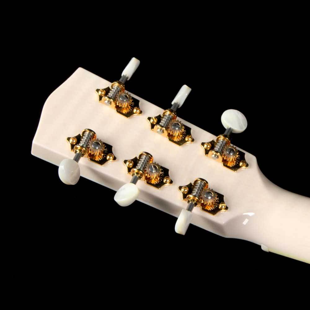 Bourgeois L-DBO Whyte Rabbit Acoustic-Electric Transparent White — 5