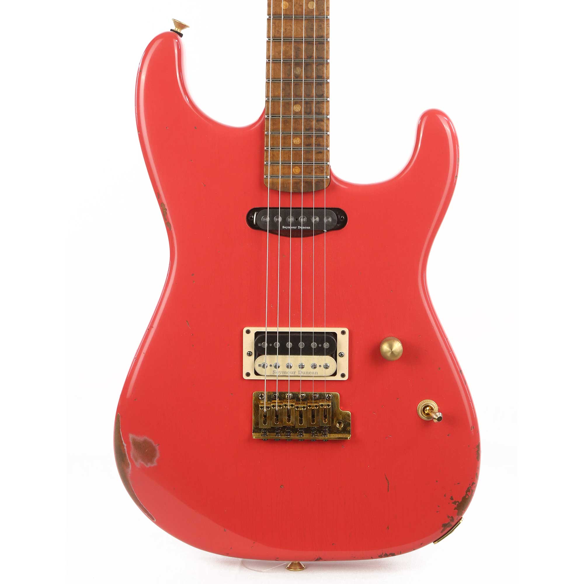 Charvel Custom Shop San Dimas HS Nitro Aged Roasted Alder Fiesta