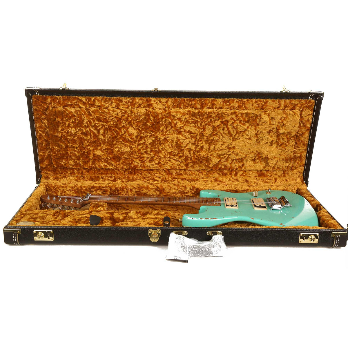 Charvel Custom Shop San Dimas Nitro Aged Roasted Alder Seafoam Green — 10