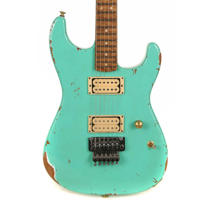 Charvel Custom Shop San Dimas Nitro Aged Roasted Alder Seafoam Green