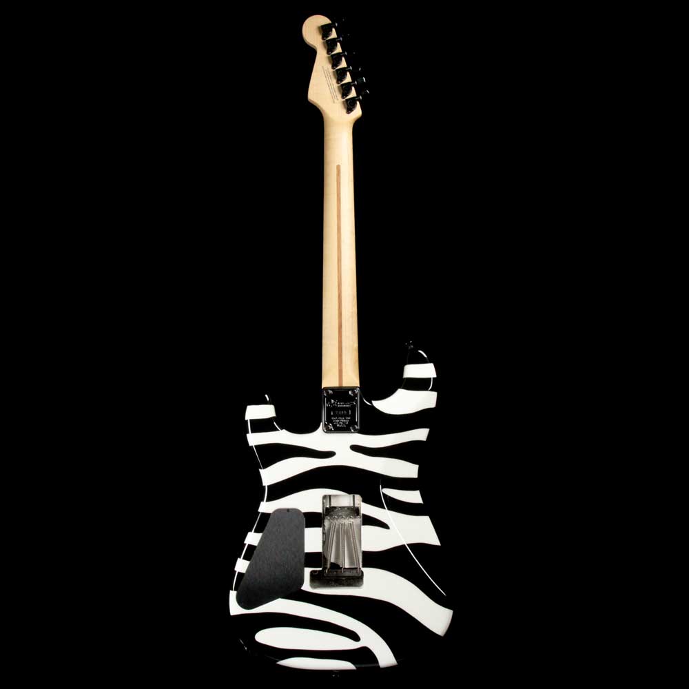 Charvel Custom San Dimas Dan Lawrence Zebra Stripe — 3
