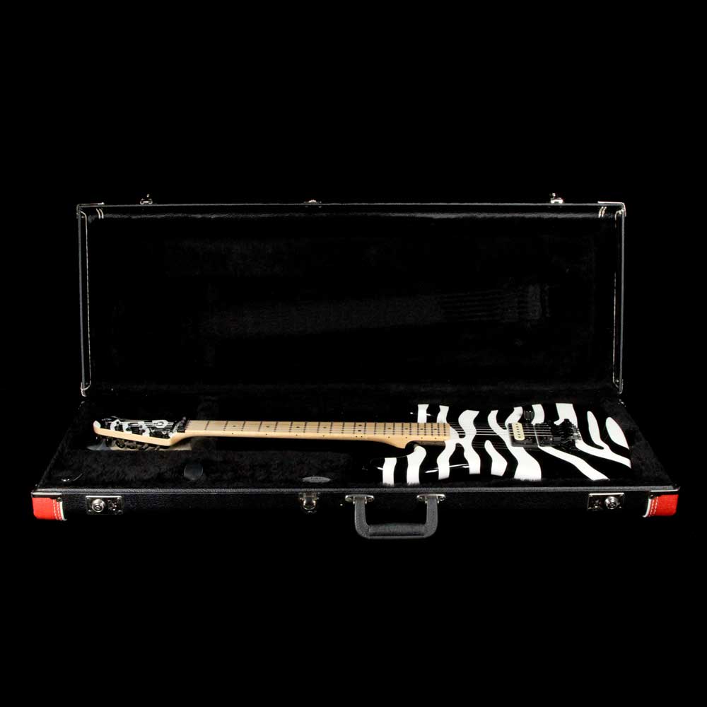 Charvel Custom San Dimas Dan Lawrence Zebra Stripe — 8