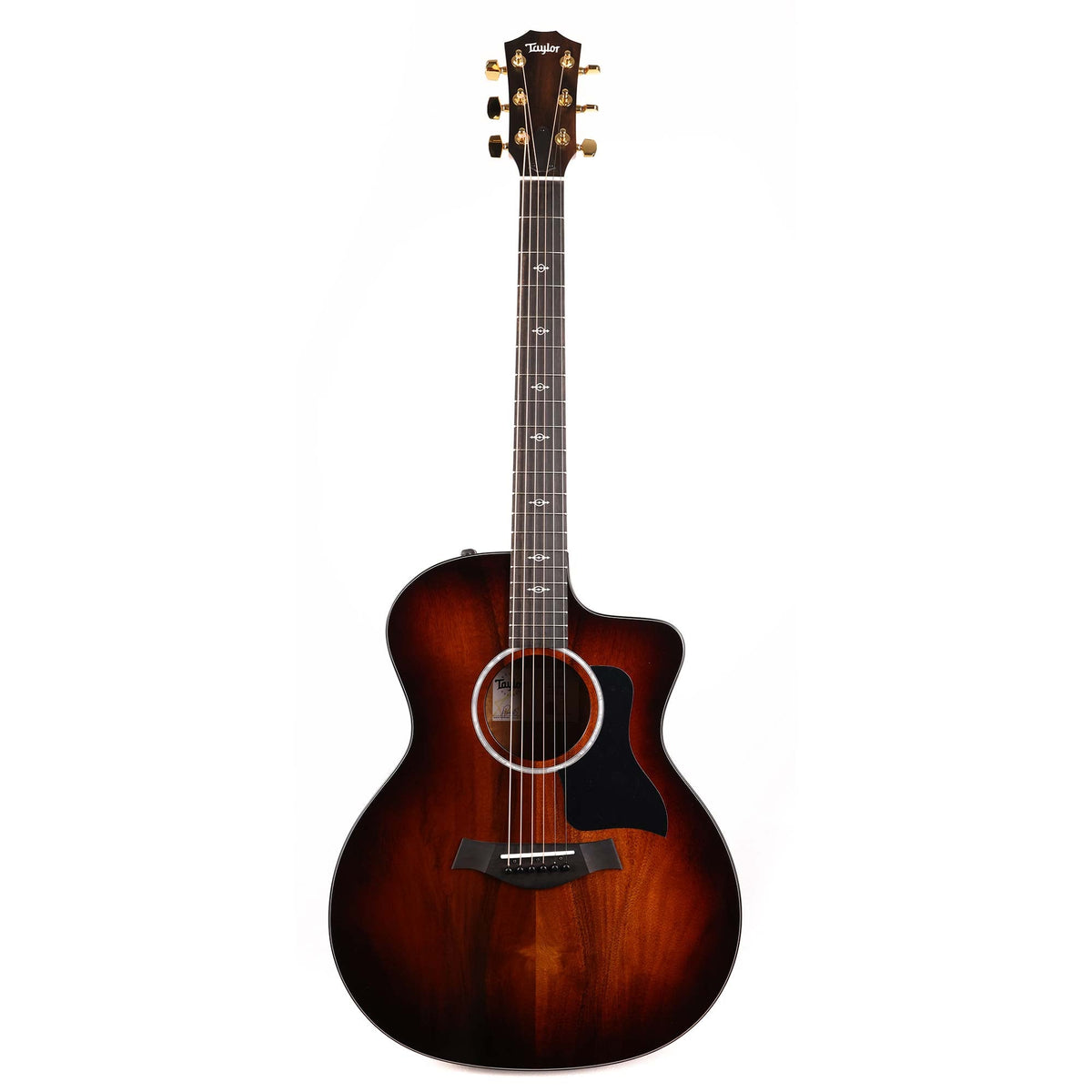 Taylor 224ce-K DLX Koa Grand Auditorium Acoustic-Electric Shaded Edgeburst — 2