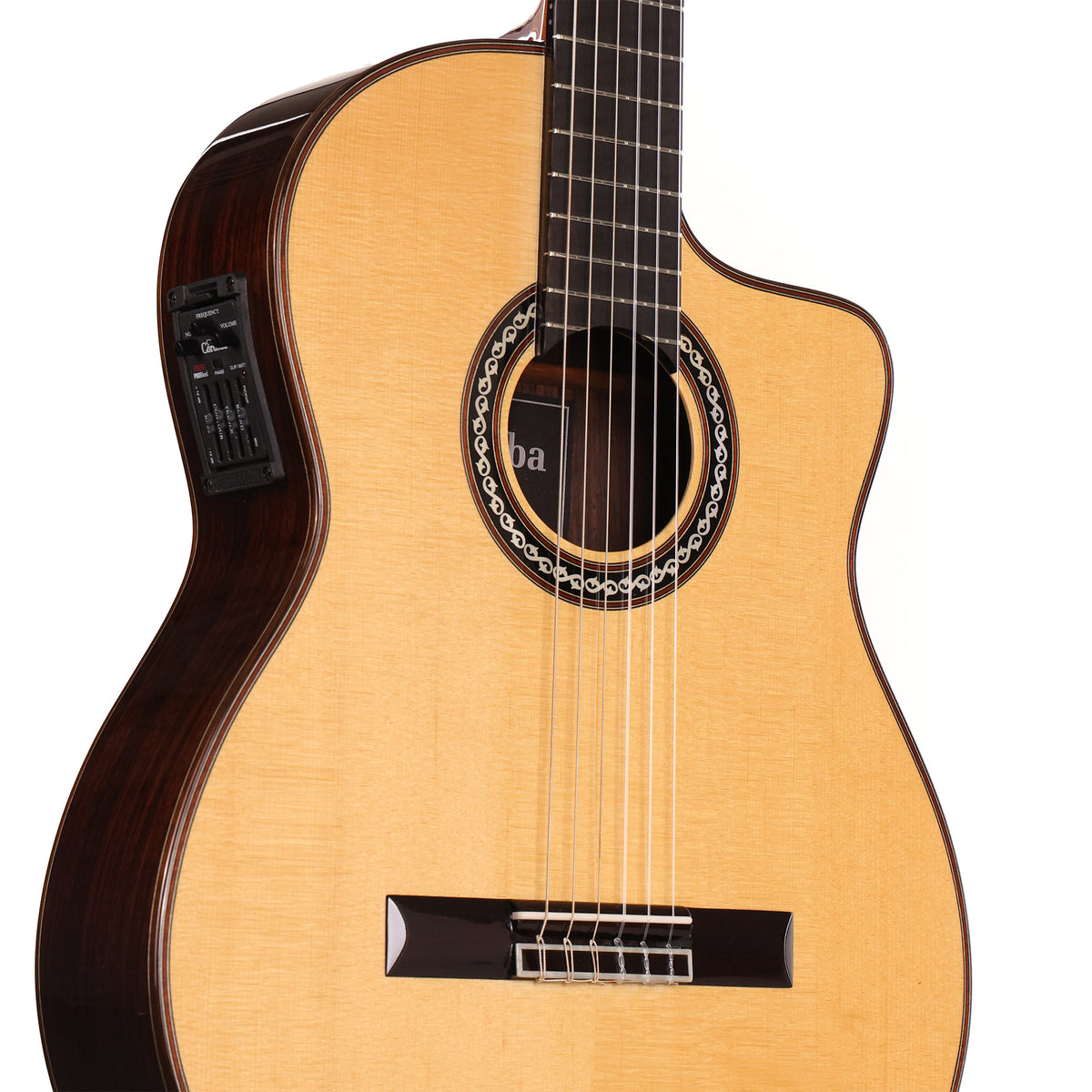Cordoba GK Pro Negra Nylon String Acoustic-Electric Natural Used — 5