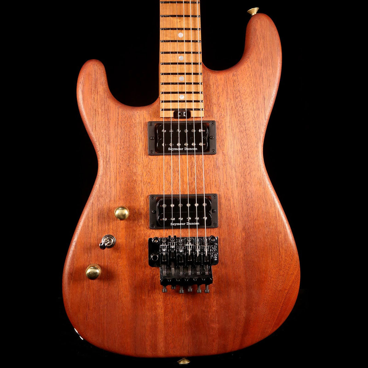 Charvel Custom Shop San Dimas Roasted Mahogany Left-Handed Natural — 1