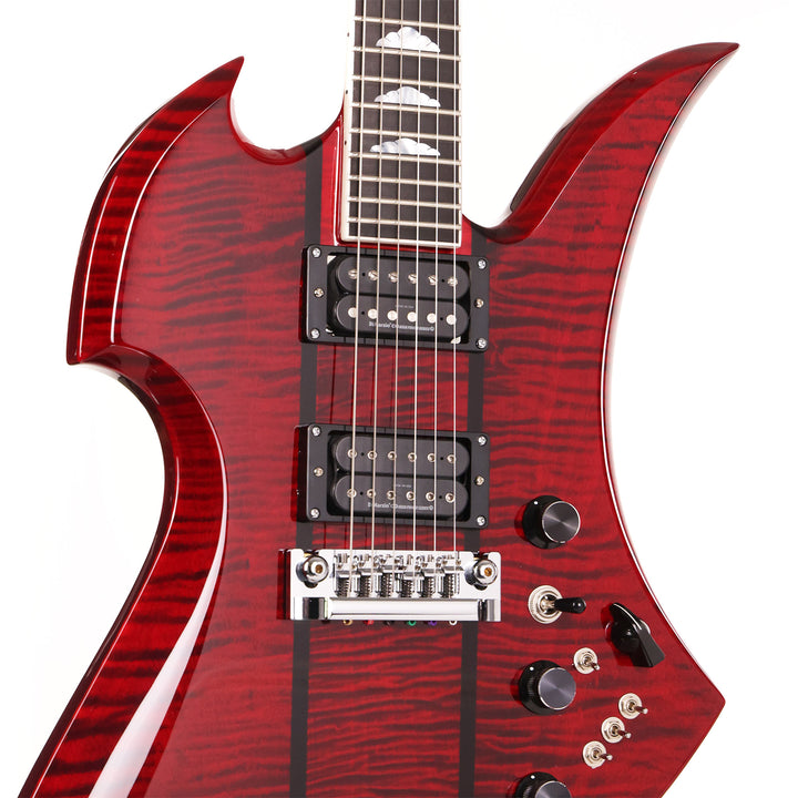 B.C. Rich USA Custom Shop Mockingbird Quilt Top Cherry Red 2026