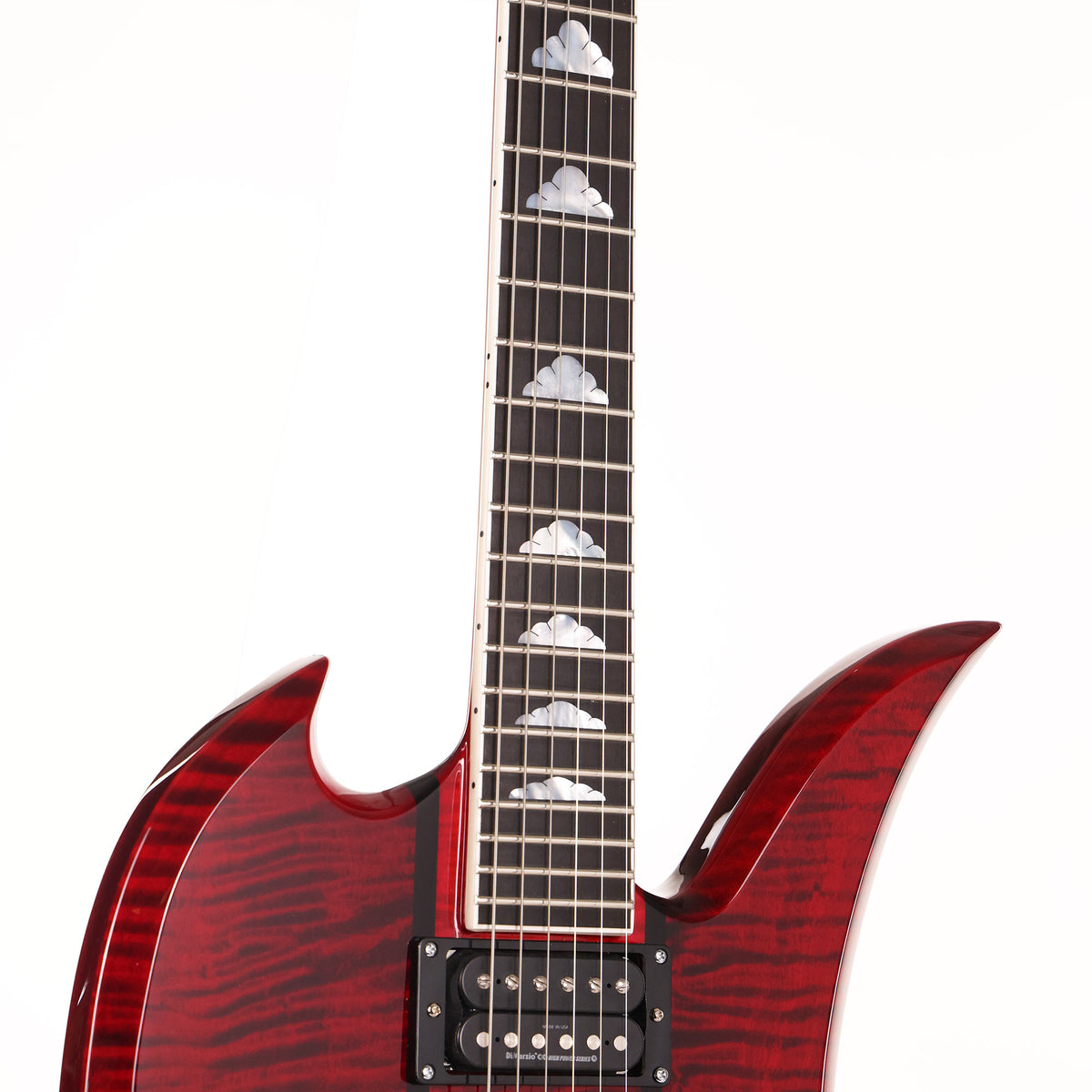 B.C. Rich USA Custom Shop Mockingbird Quilt Top Cherry Red 2026 — 7
