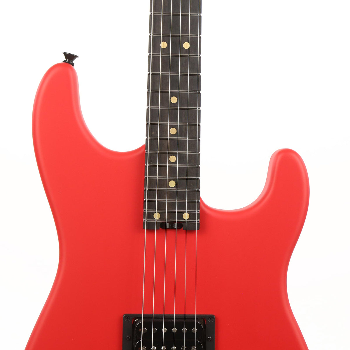 Charvel Custom Shop FU-Tone Loaded San Dimas Satin Frost Red Music Zoo Exclusive — 7