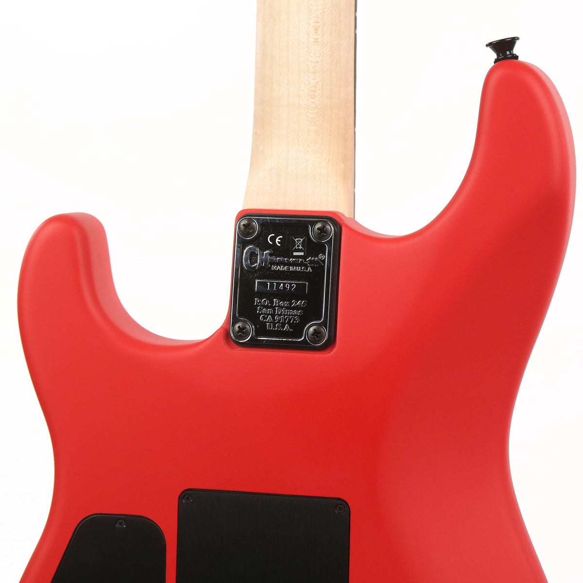 Charvel Custom Shop FU-Tone Loaded San Dimas Satin Frost Red Music Zoo Exclusive — 8