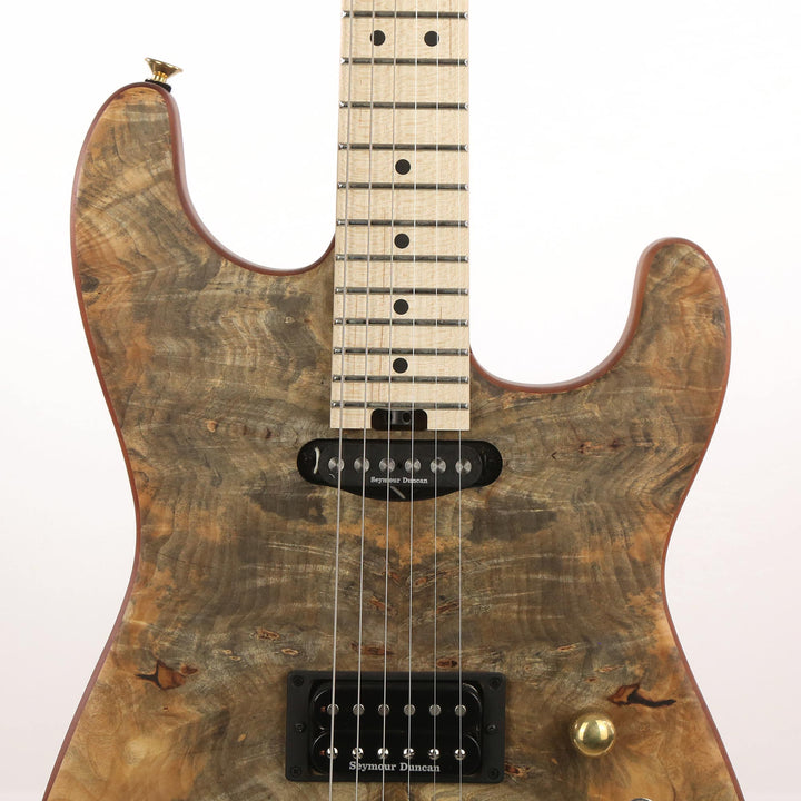 Charvel Custom Shop San Dimas Buckeye Burl Top Oil Finish