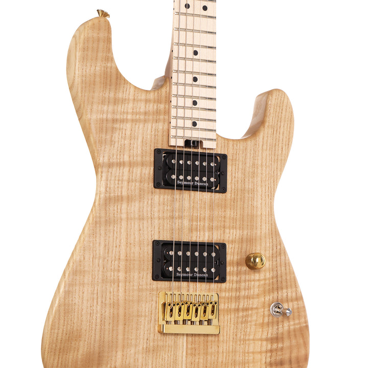 Charvel Custom Shop Flame Sassafras San Dimas Hardtail HH Natural Oil