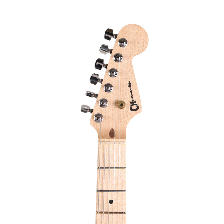 Charvel Custom Shop Flame Sassafras San Dimas Hardtail HH Natural Oil