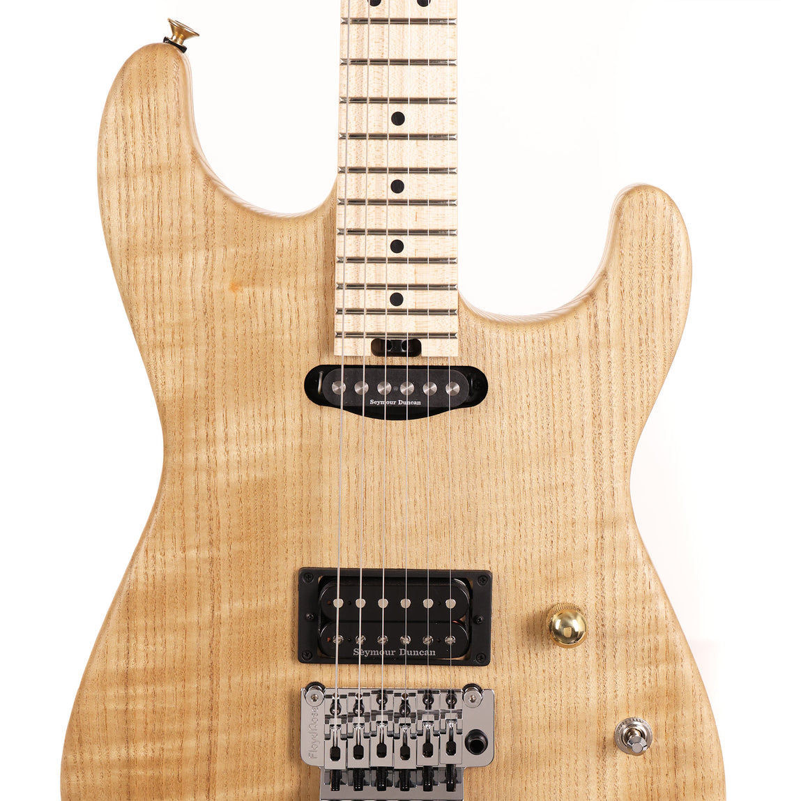 Charvel Custom Shop Flame Sassafras San Dimas HS Natural Oil | The