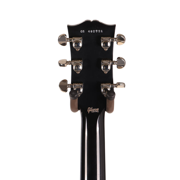 Gibson Custom Shop Les Paul Custom Made 2 Measure Ebony with Double Classic White Pickups 2024