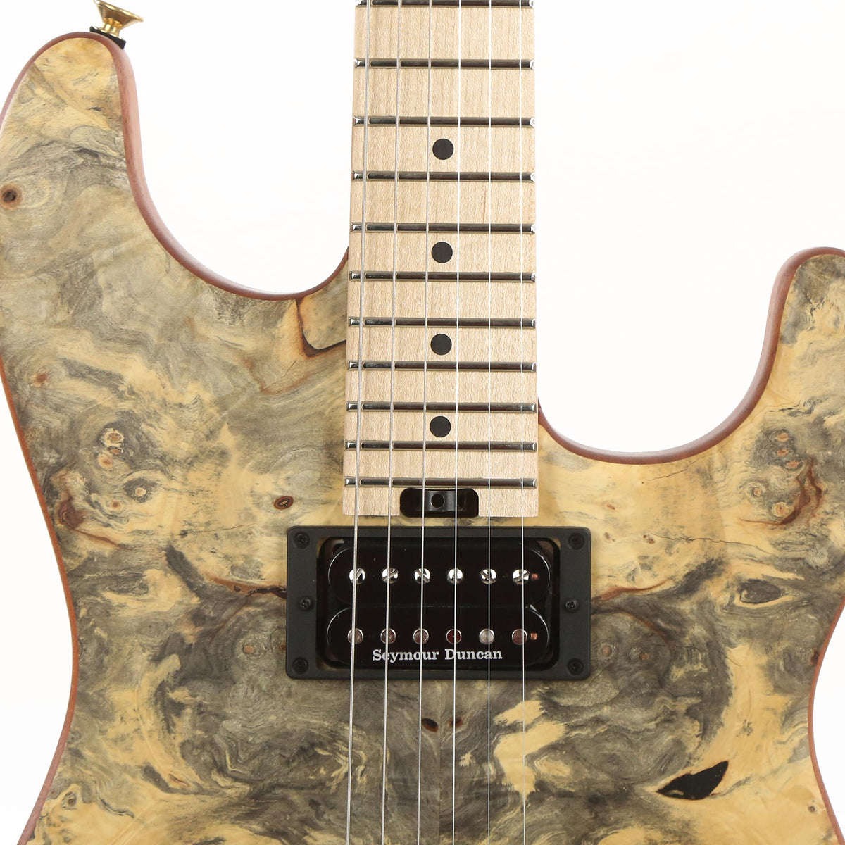 Charvel Custom Shop San Dimas HH Buckeye Burl Top Oil Finish — 7