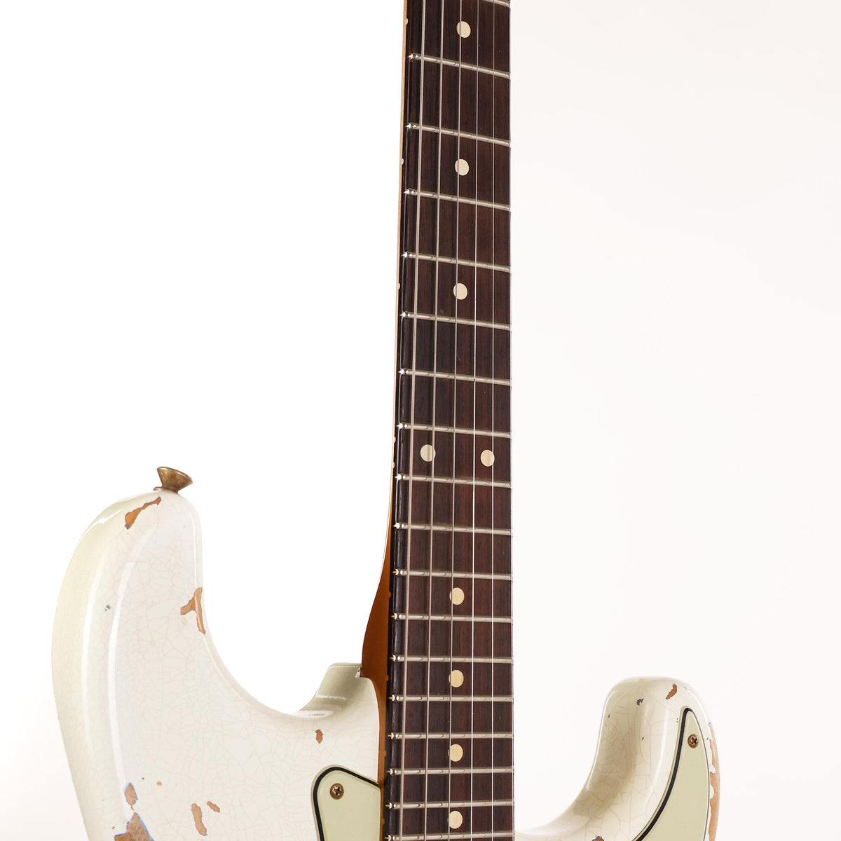 Fender Custom Shop White Lightning Stratocaster HSS Olympic White over Lake Placid Blue 2020 — 7