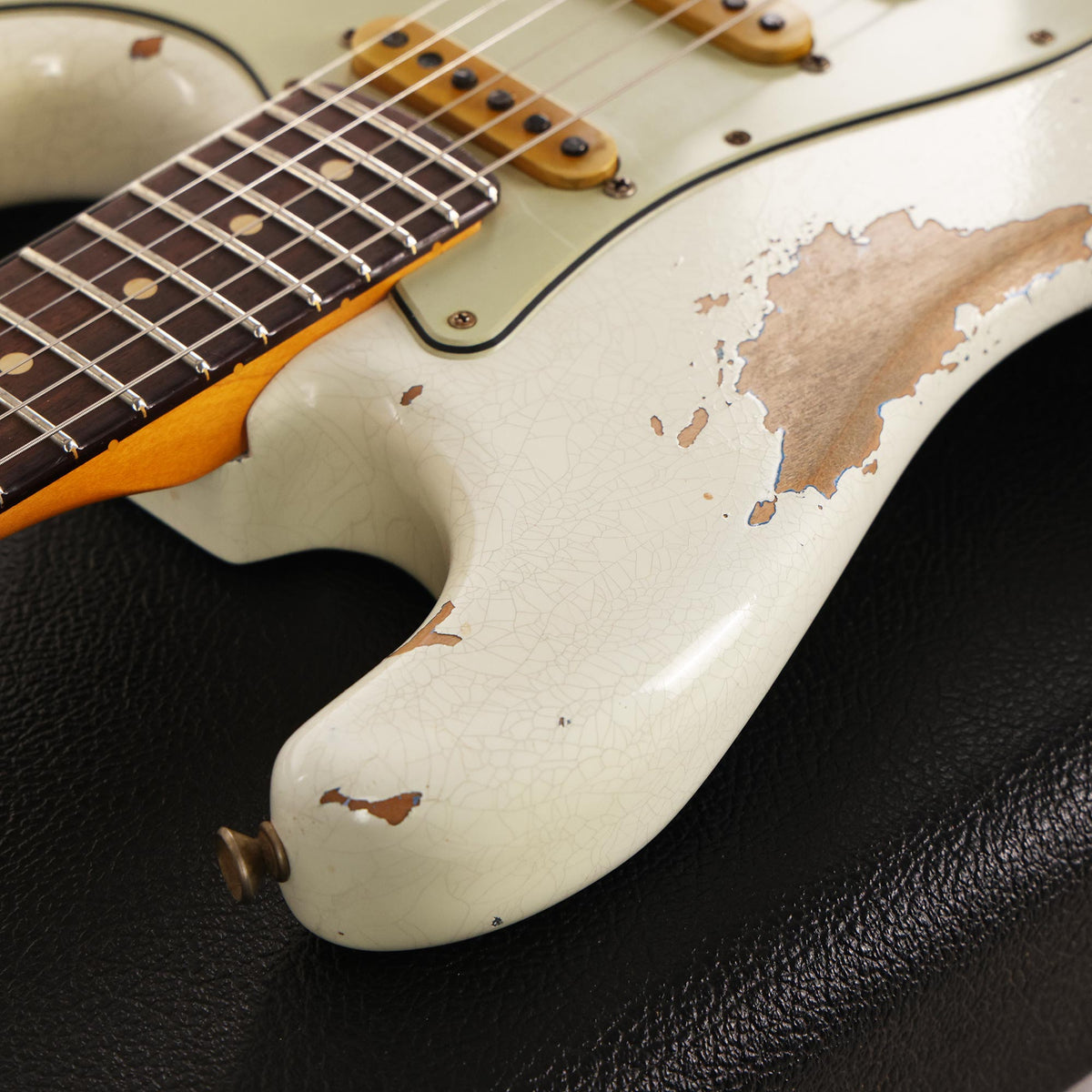 Fender Custom Shop White Lightning Stratocaster HSS Olympic White over Lake Placid Blue 2020 — 9