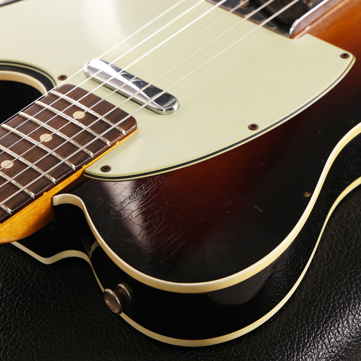 Fender Custom Shop 1962 Telecaster Wildwood 10 Journeyman Relic Sunburst 2015