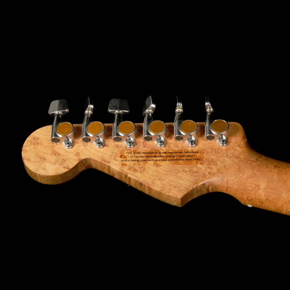 Charvel Custom Shop San Dimas HS Nitro Aged Roasted Alder Black over Sonic Blue — 5