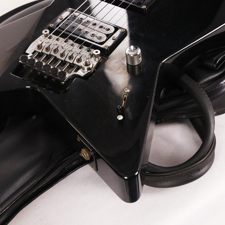 1991 ESP Custom Order Random Star Black Sparkle