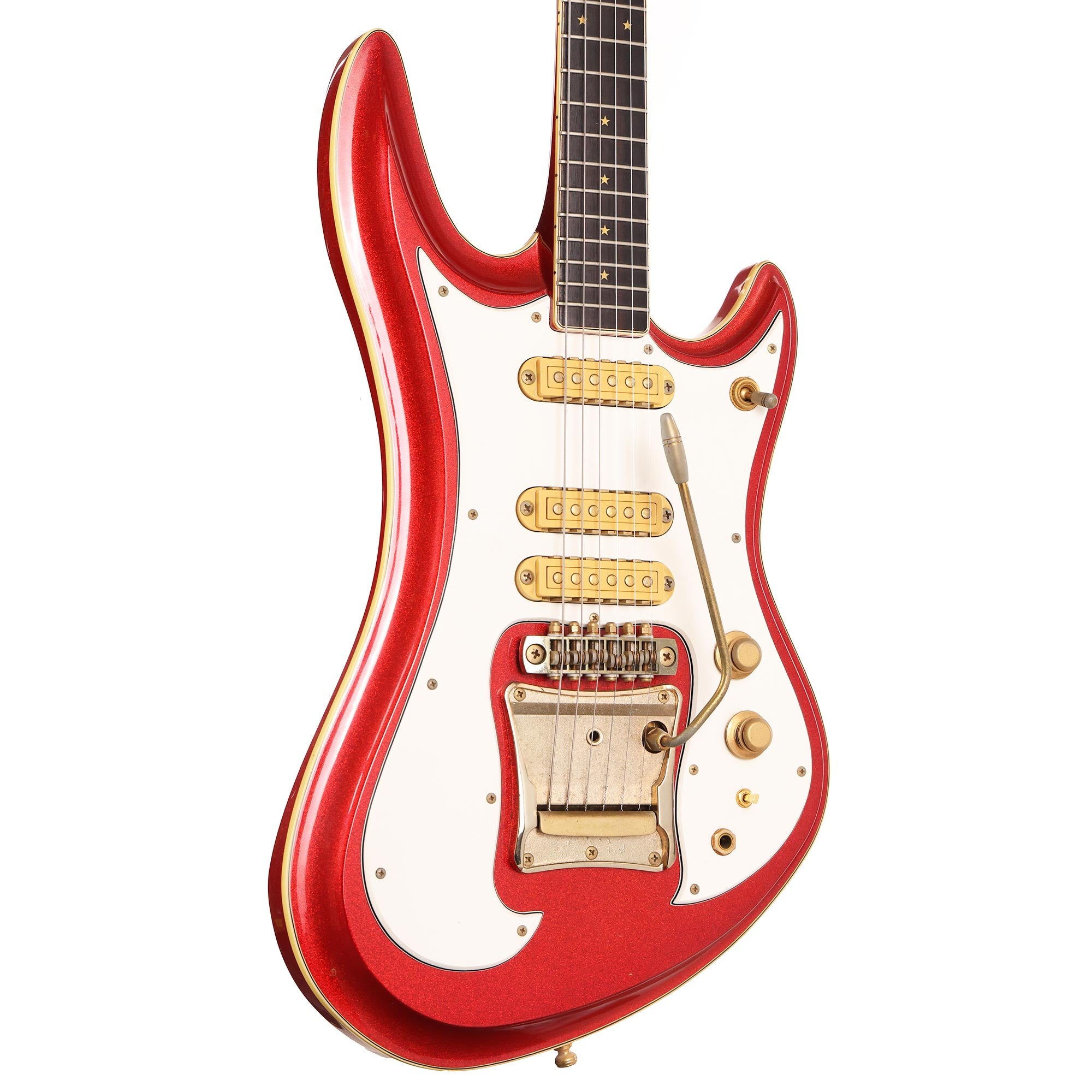 1982 Guyatone Sharp 5 LG-1200 Metallic Red | The Music Zoo