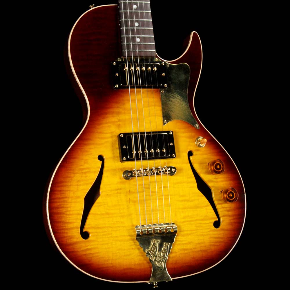 B&G Guitars Little Sister Private Build Brazilian Rosewood Fretboard Tobacco Burst — 1