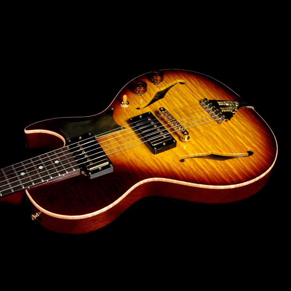 B&G Guitars Little Sister Private Build Brazilian Rosewood Fretboard Tobacco Burst — 7