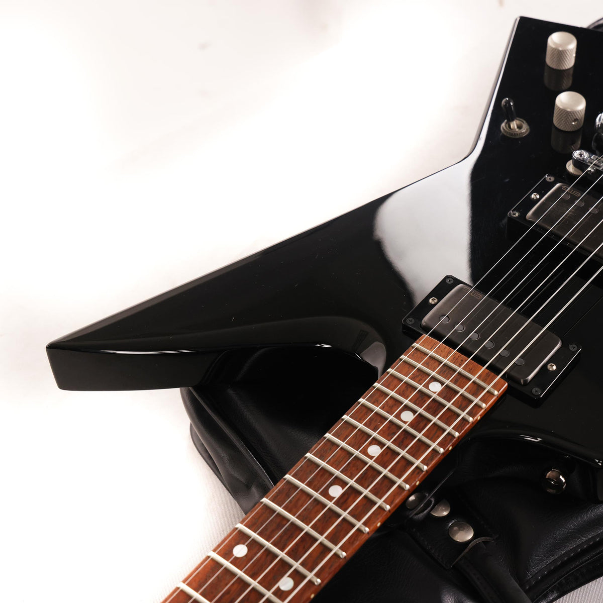 1990s ESP EX Guitar Black — 12