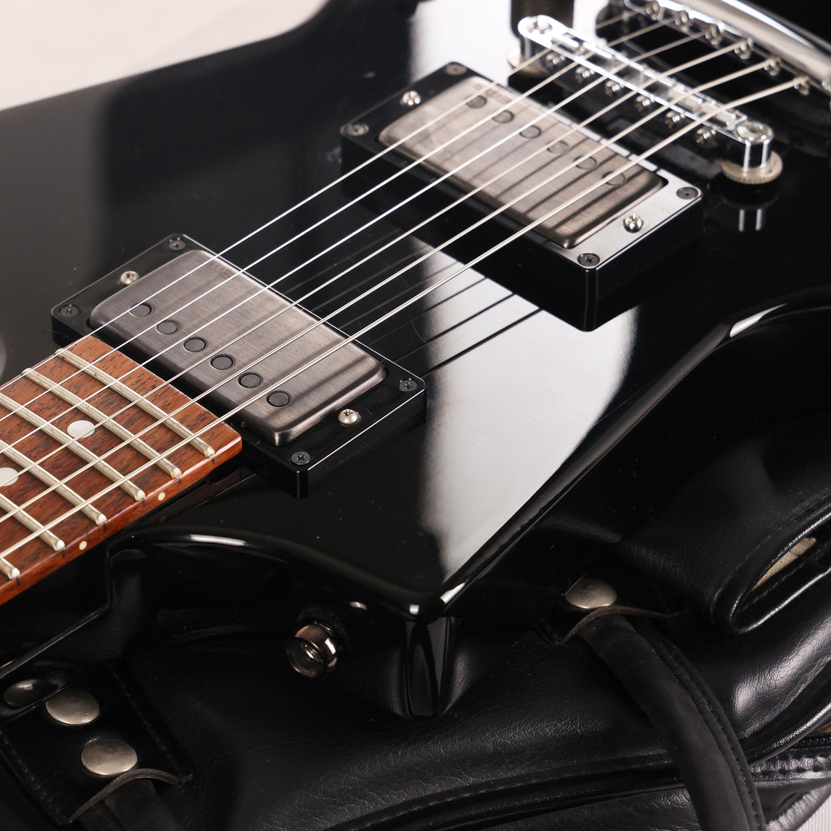 1990s ESP EX Guitar Black — 8