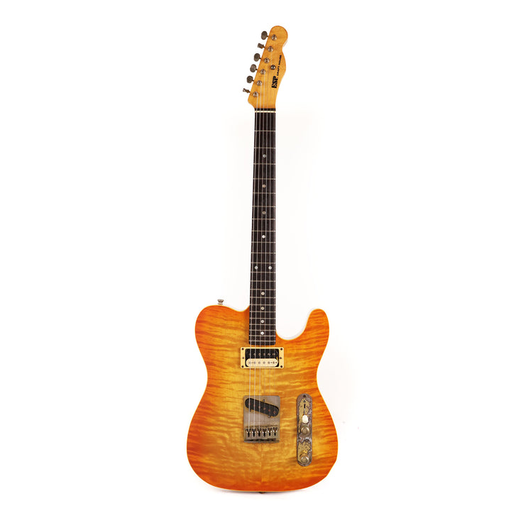 1990s ESP Craft House Flame Top T-Style Guitar Sunburst