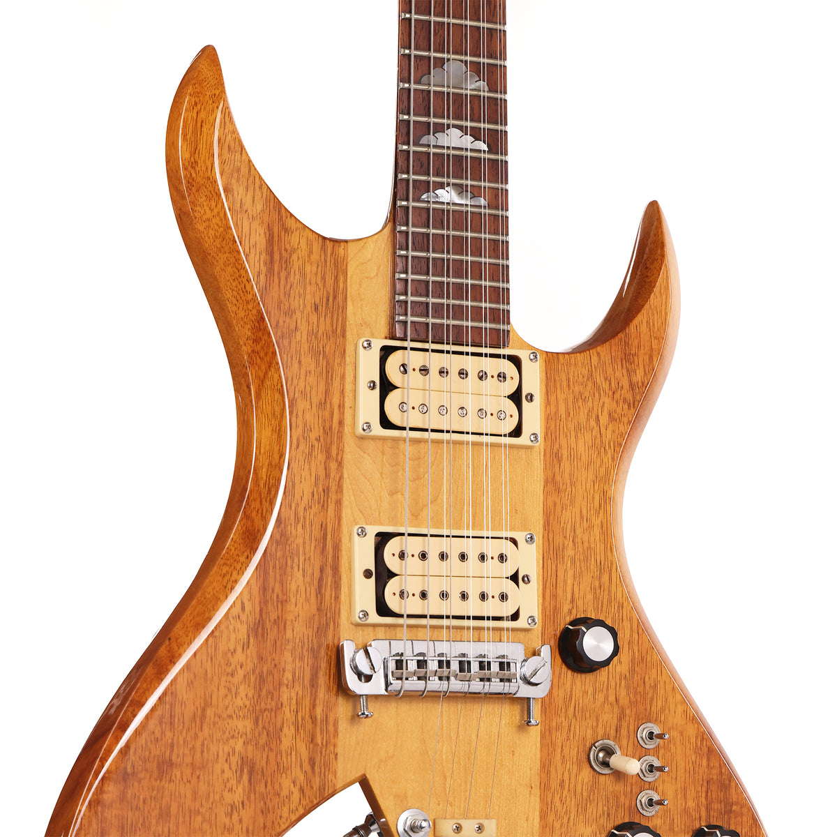 1980 Greco BB-1800 Bich 10-String Guitar Natural — 5